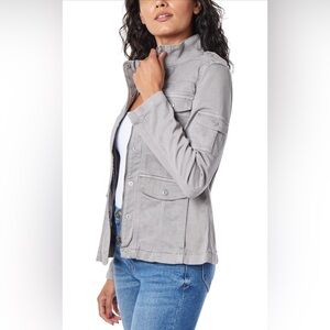 Lightweight Zip-Up jacket light gray Large